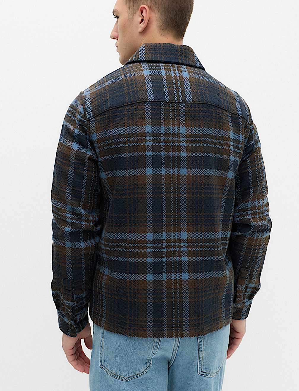 Pure Cotton Checked Overshirt