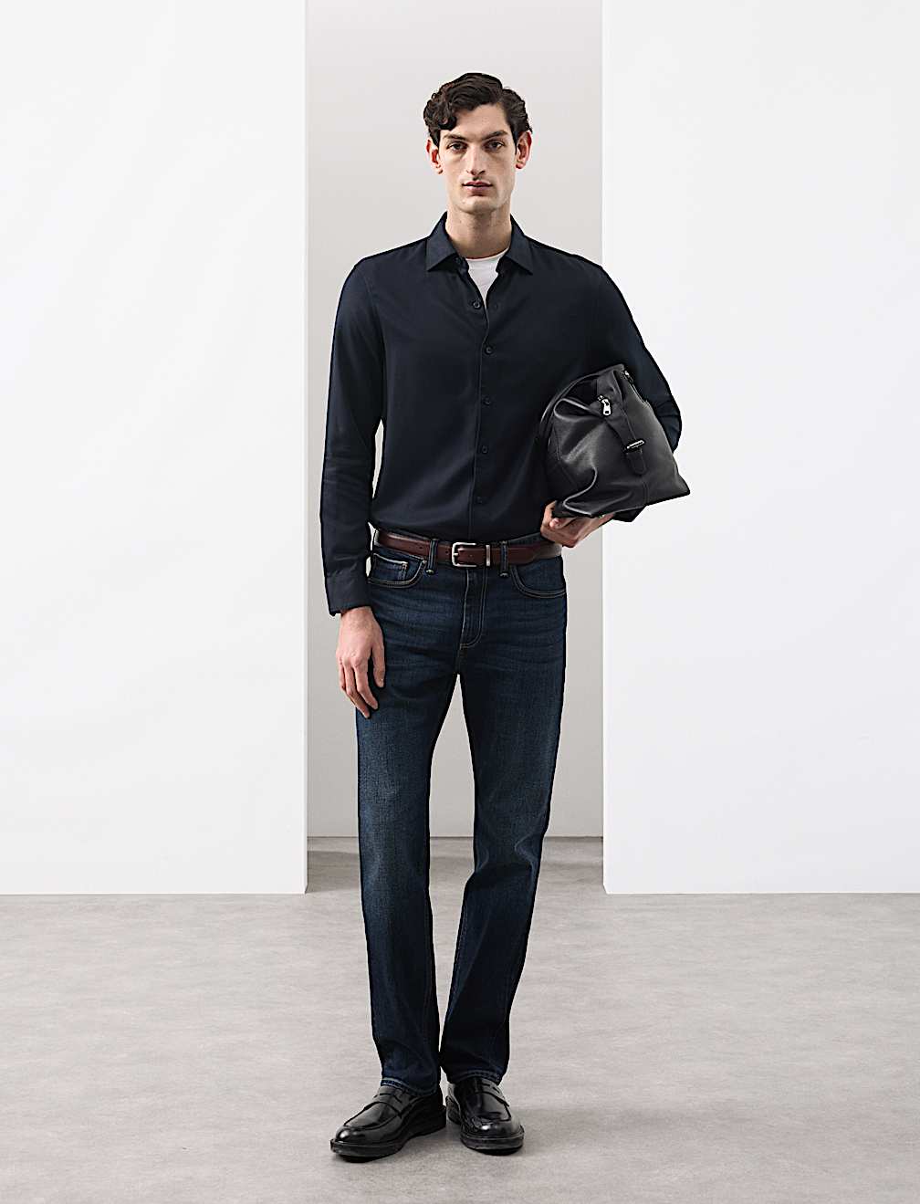 Regular Fit Easy Iron Long Sleeve Shirt