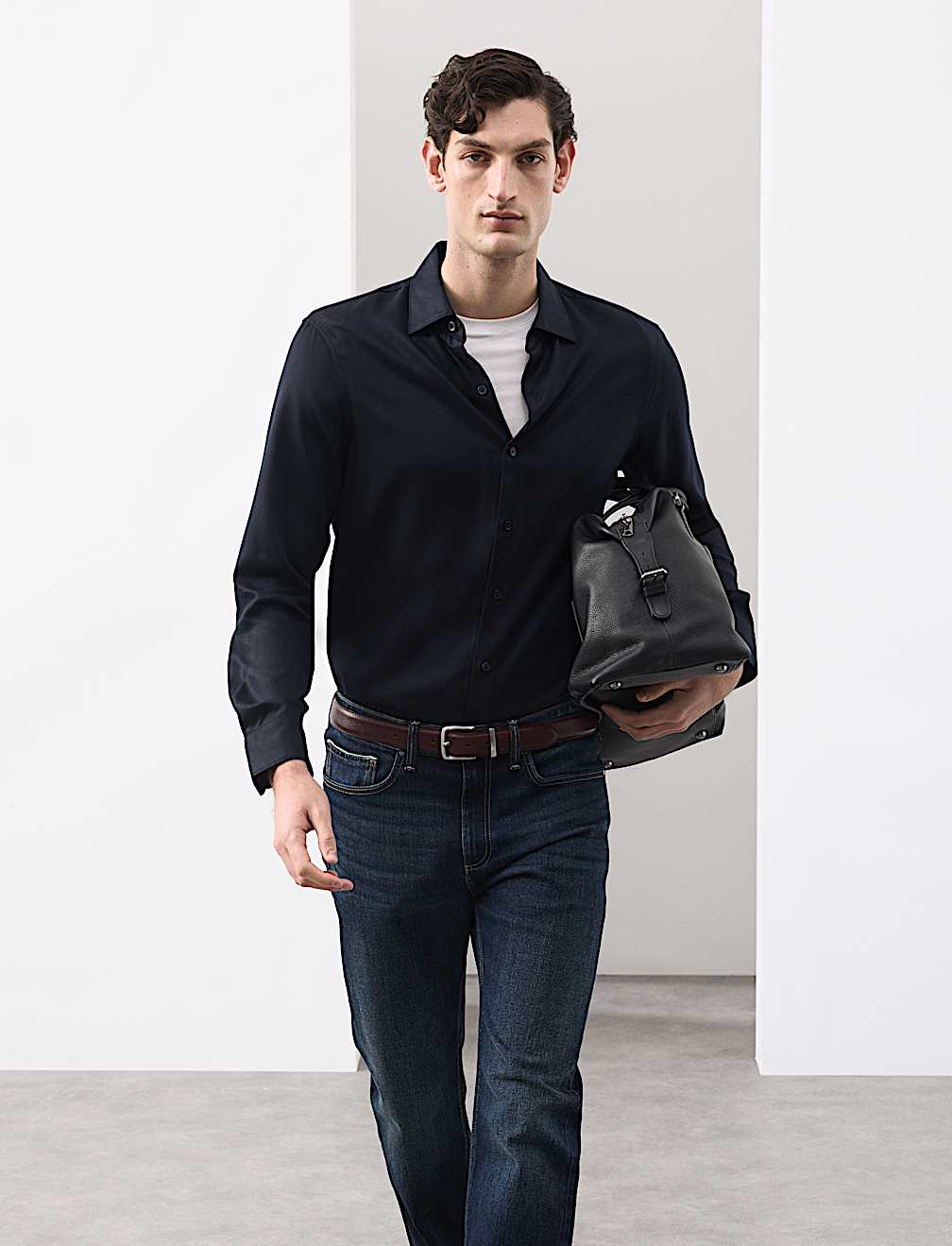 Regular Fit Easy Iron Long Sleeve Shirt