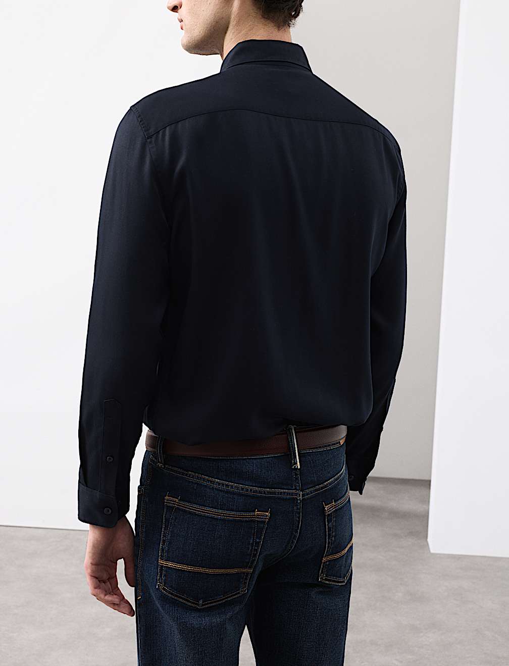 Regular Fit Easy Iron Long Sleeve Shirt