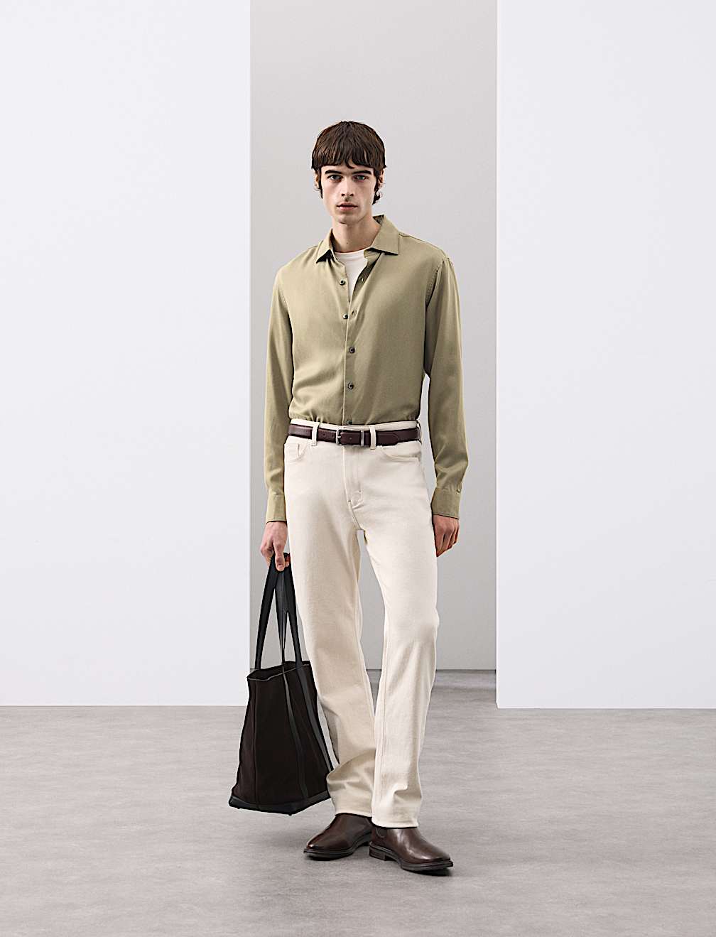 Regular Fit Easy Iron Long Sleeve Shirt