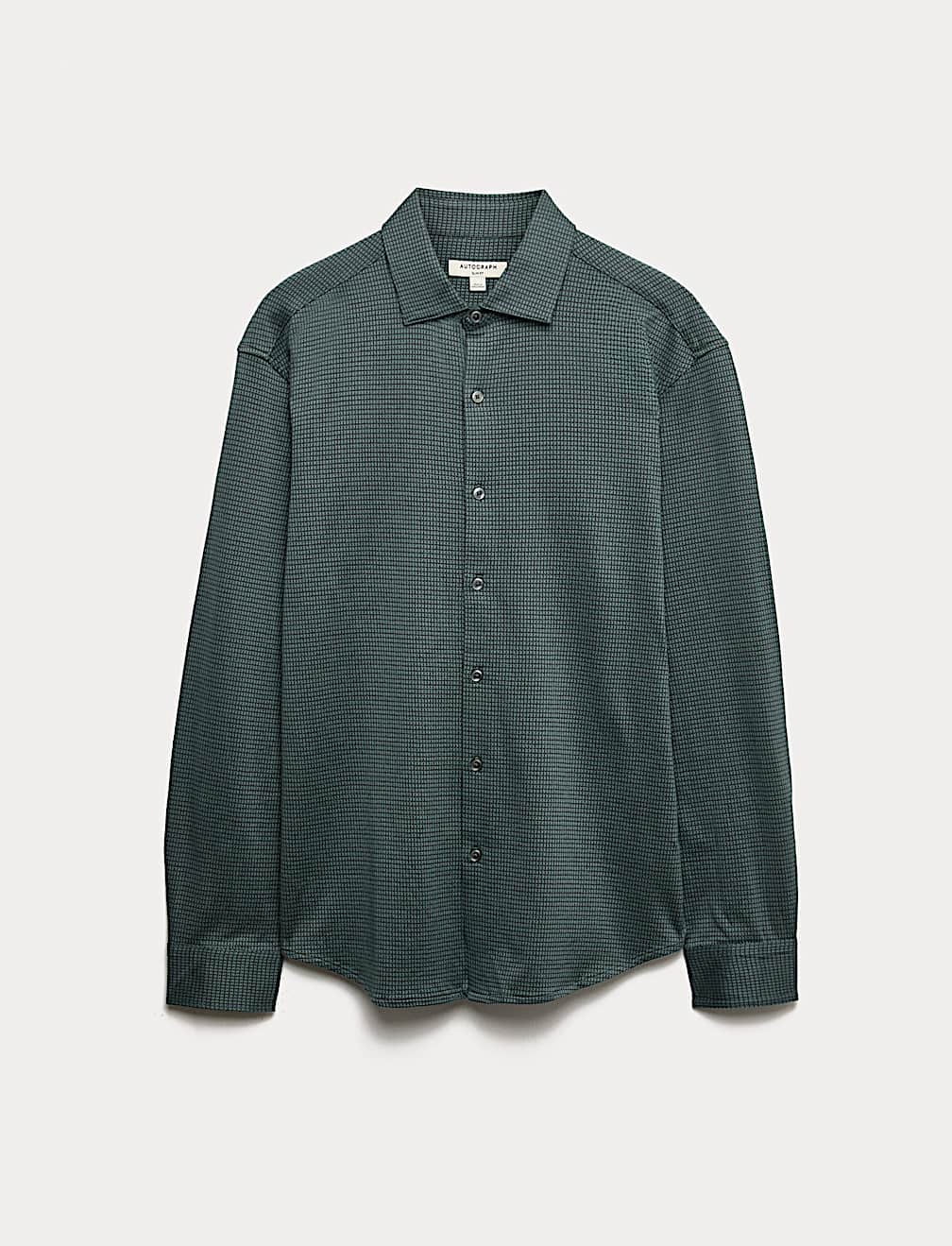Regular Fit Easy Iron Pure Cotton Jersey Shirt