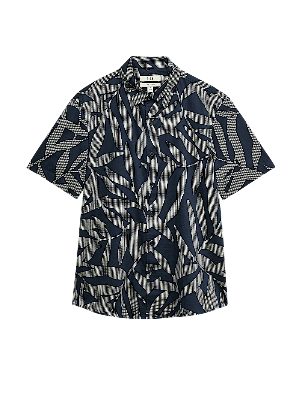 Pure Cotton Floral Short Sleeve Shirt