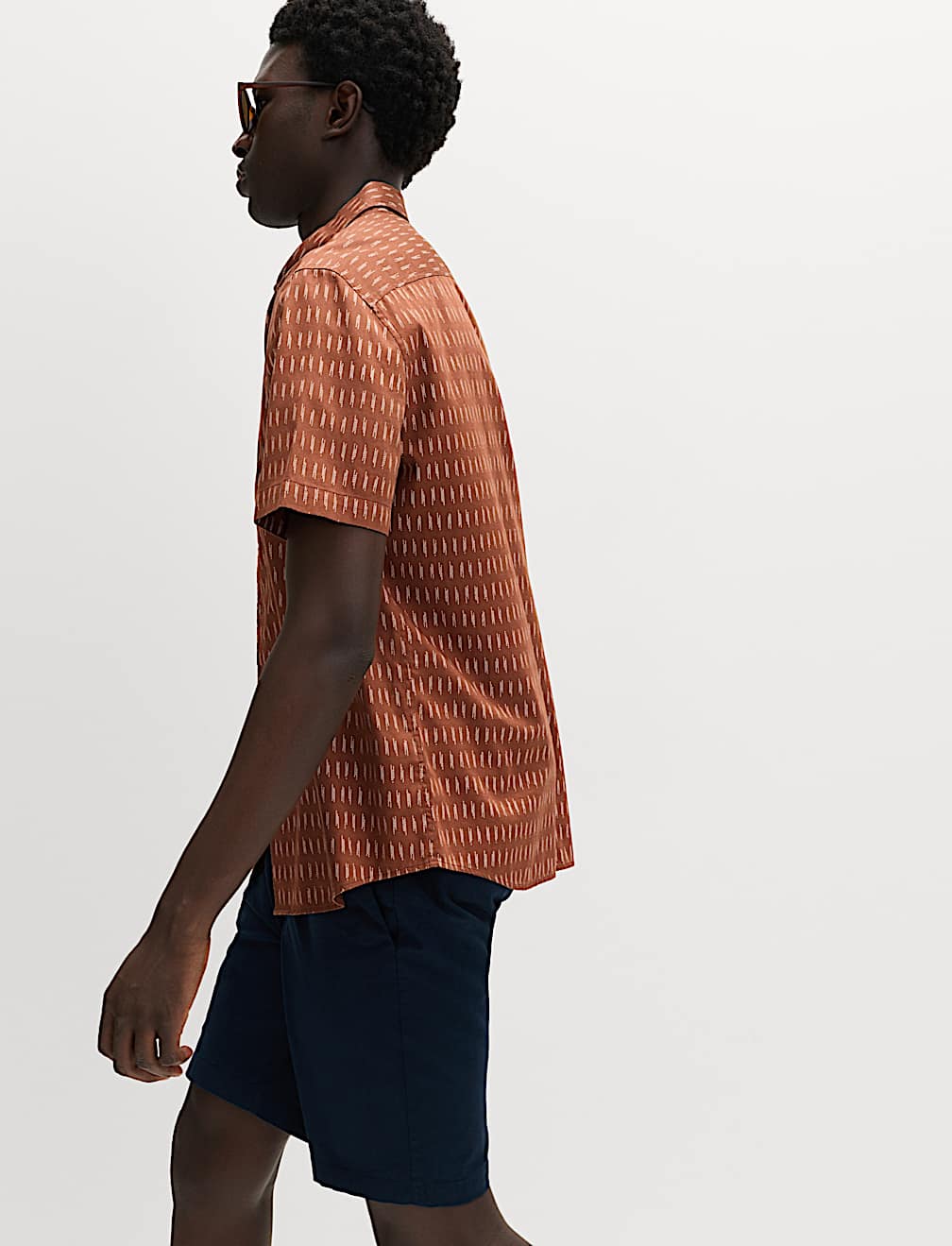 Pure Cotton Textured Shirt