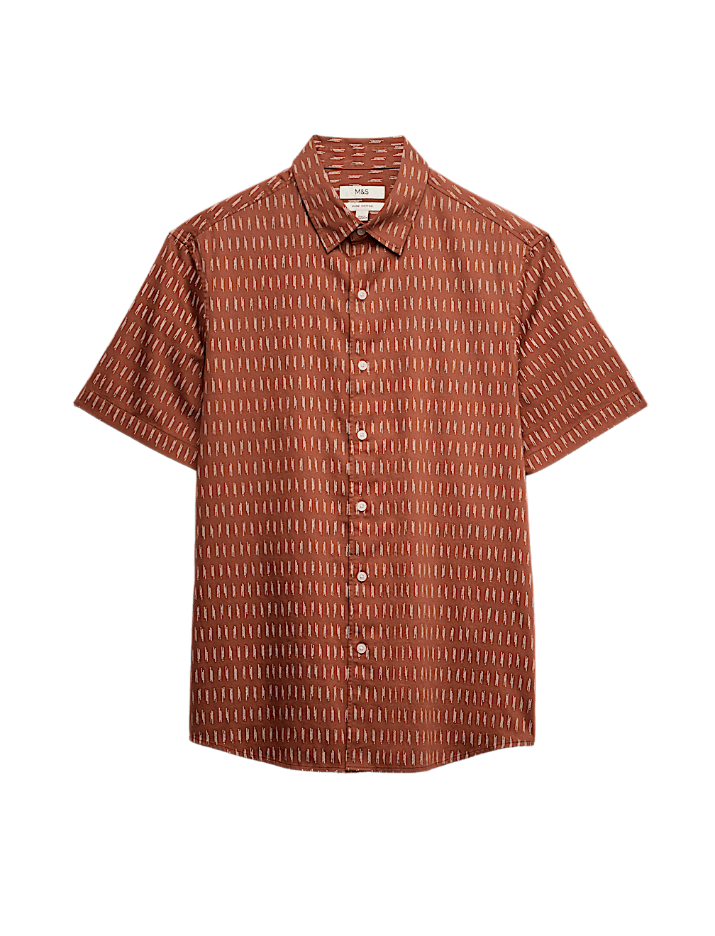 Pure Cotton Textured Shirt