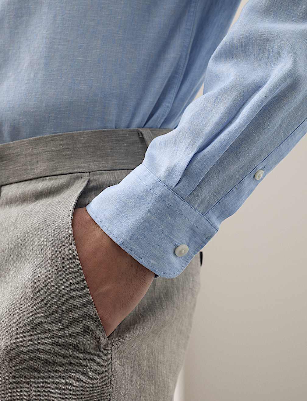 Easy Iron Linen Rich Performance Shirt