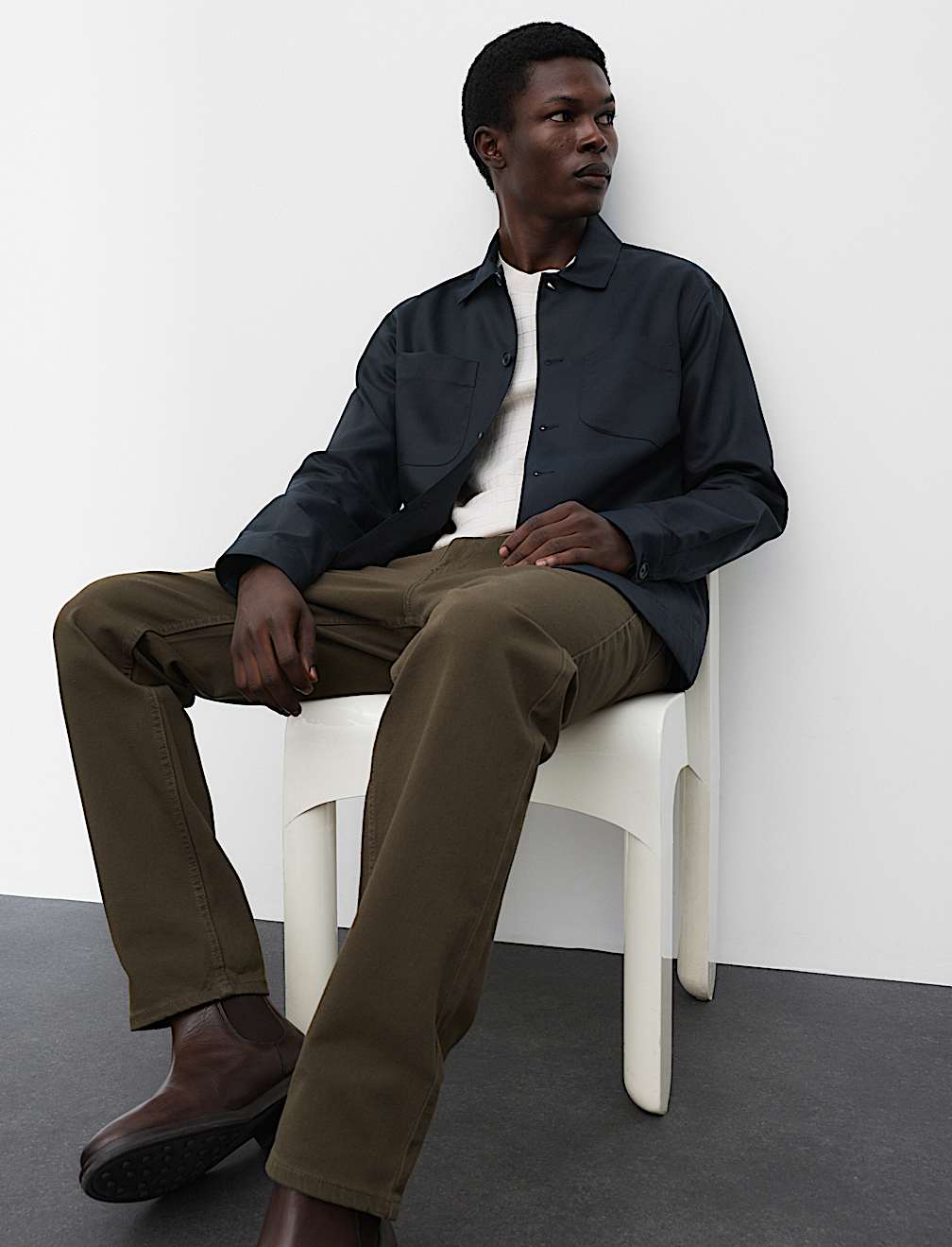 Linen Blend Overshirt