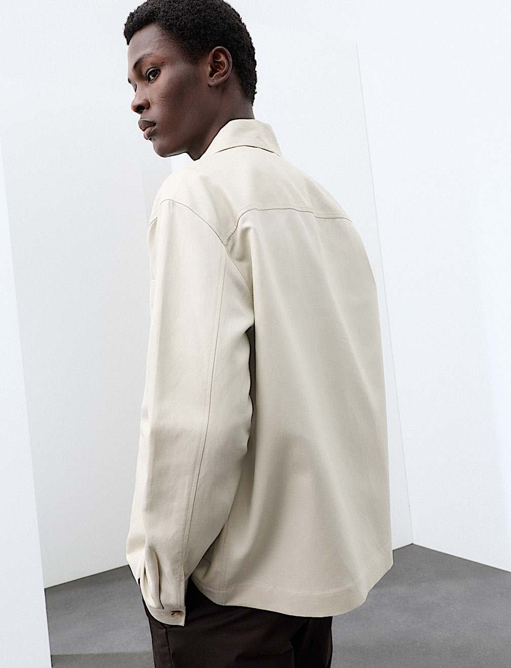 Linen Blend Overshirt