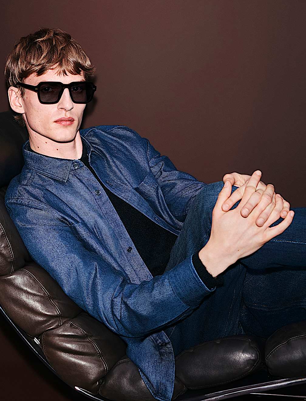 Cotton Rich Denim Shirt