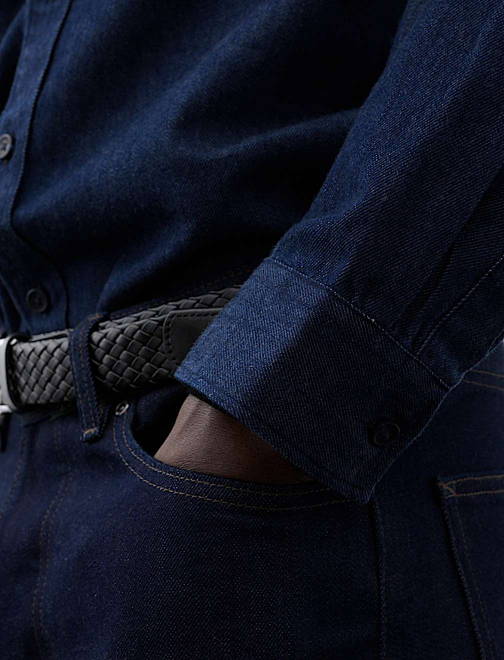 Cotton Rich Denim Shirt