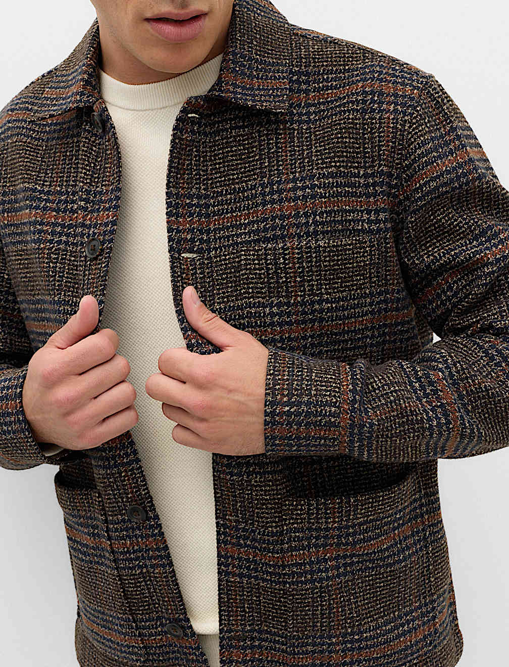 Checked Overshirt