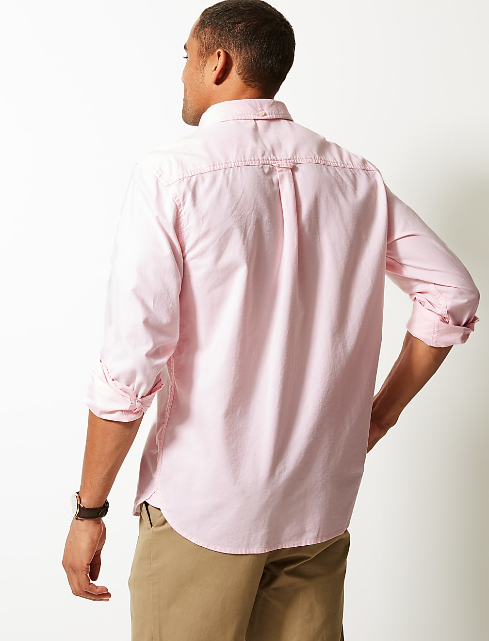Pure Cotton Oxford Shirt with Pocket