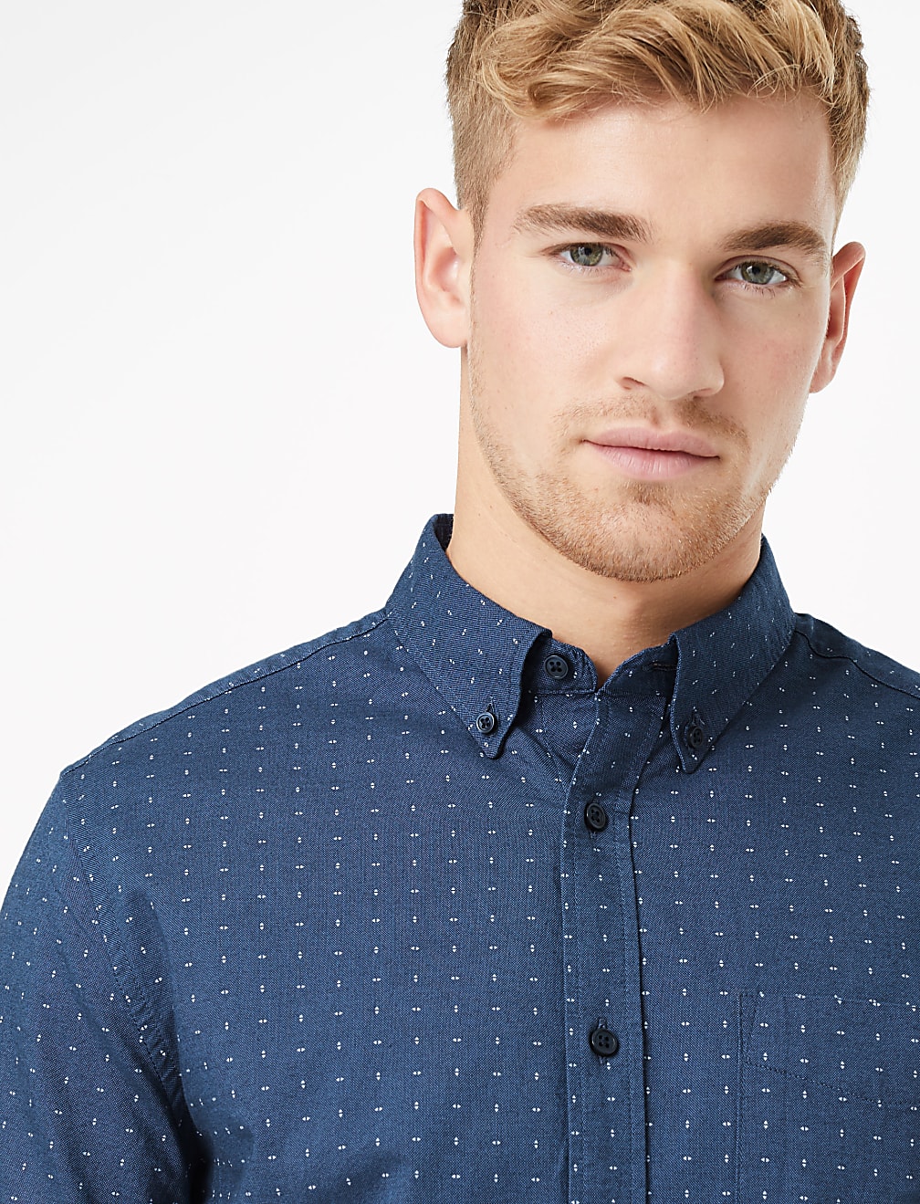 Pure Cotton Regular Fit Oxford Shirt