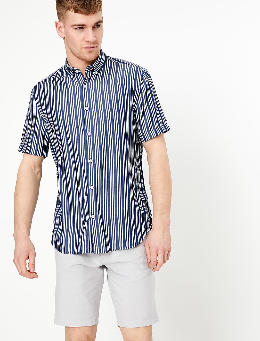 Striped Oxford Shirt