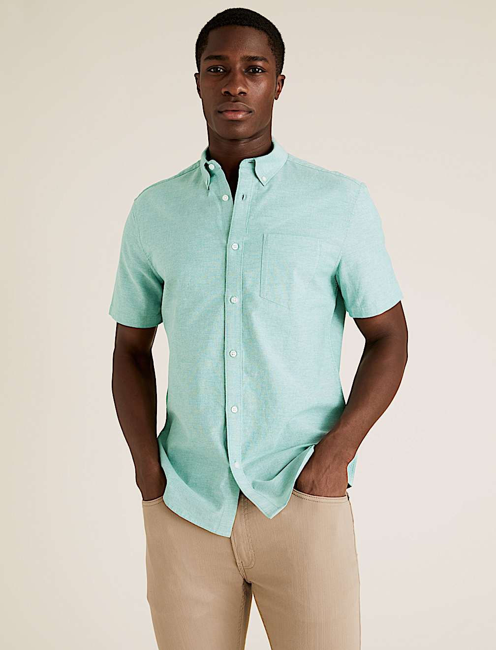 Pure Cotton Oxford Shirt