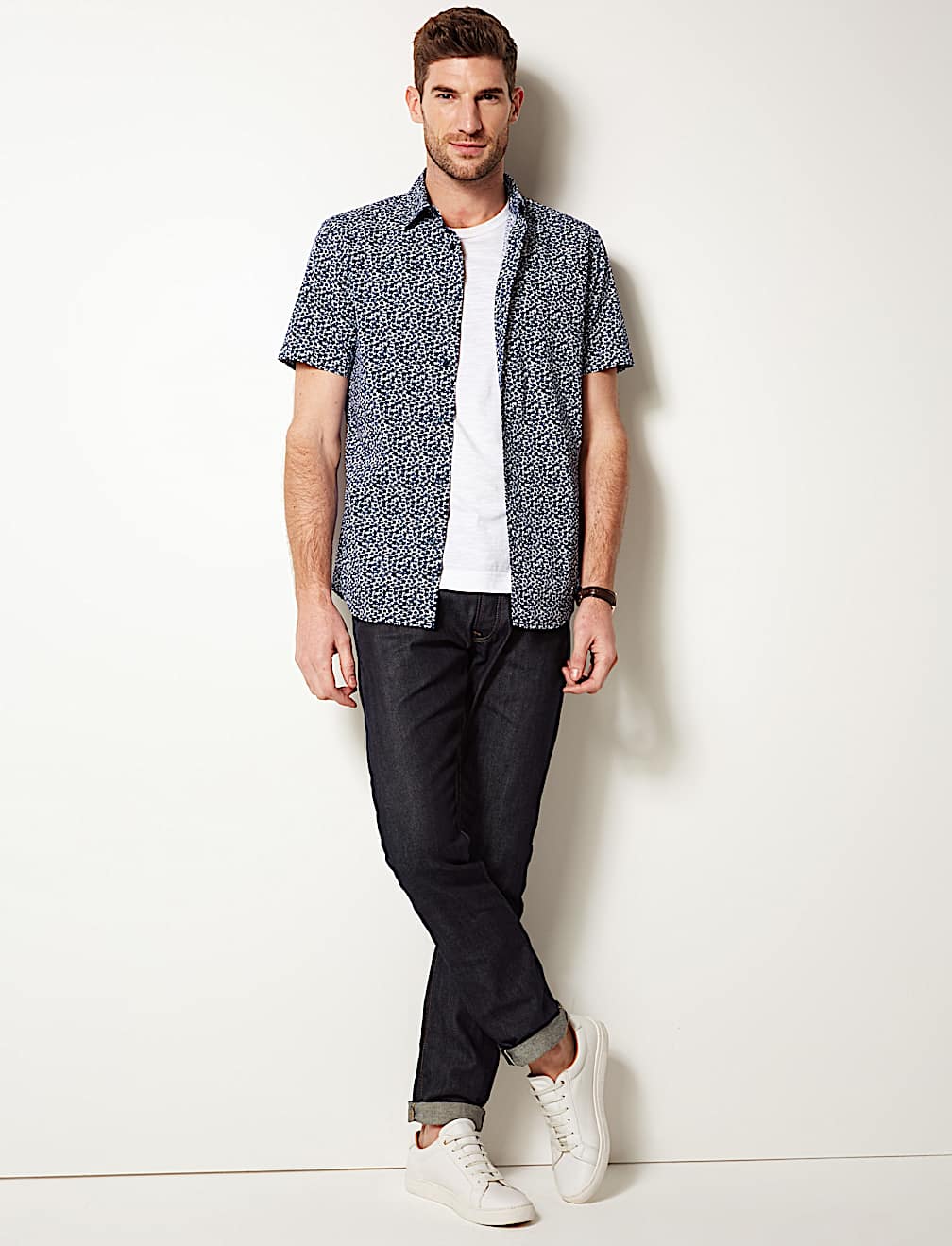 Pure Cotton Printed Shirt