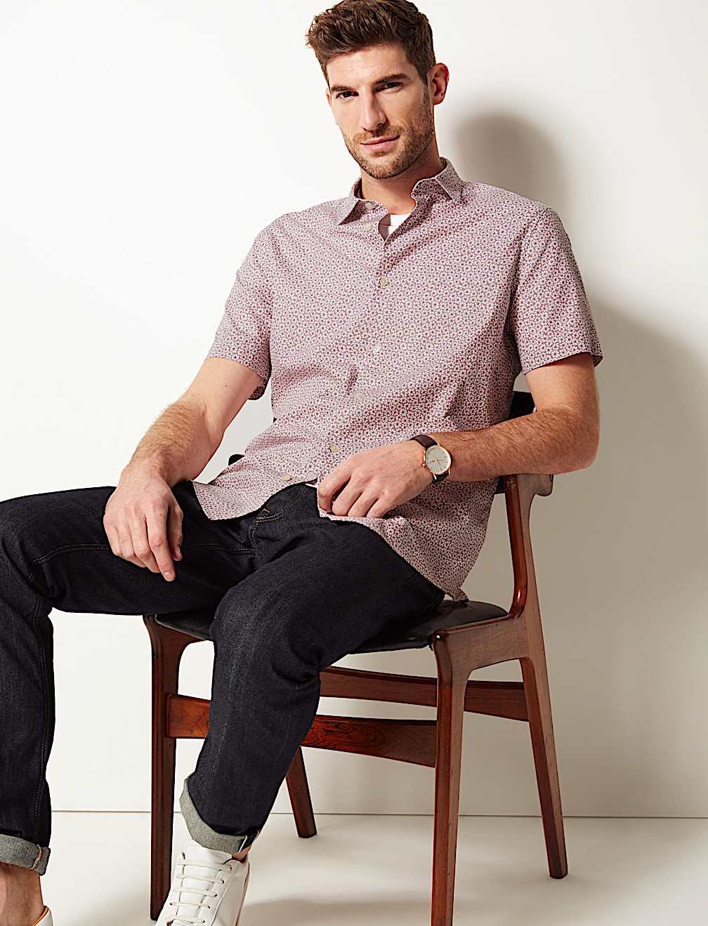 Pure Cotton Printed Shirt