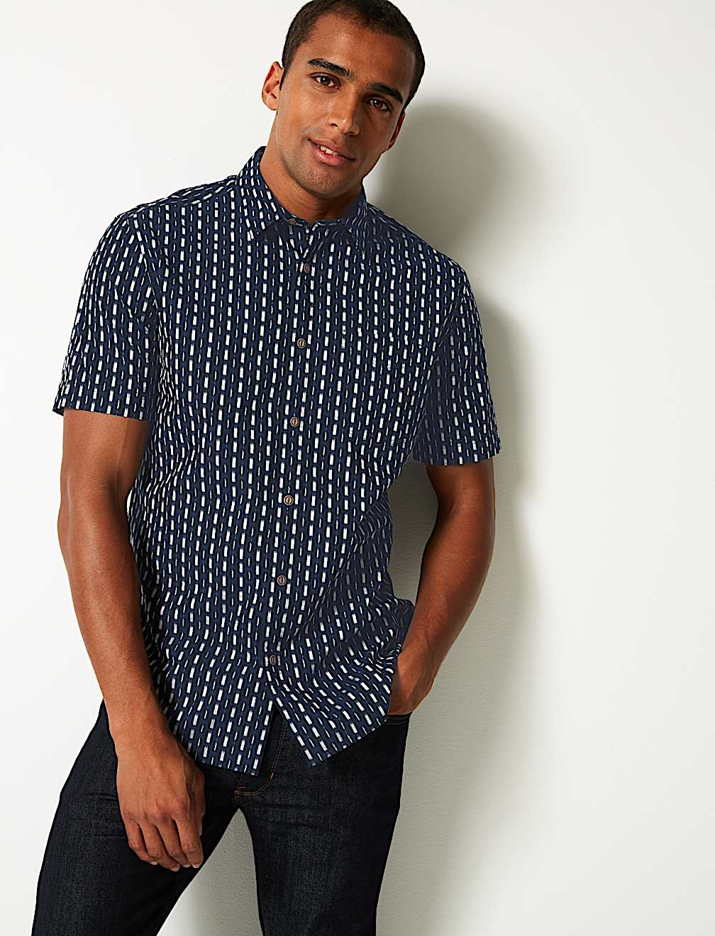 Pure Cotton Striped Shirt