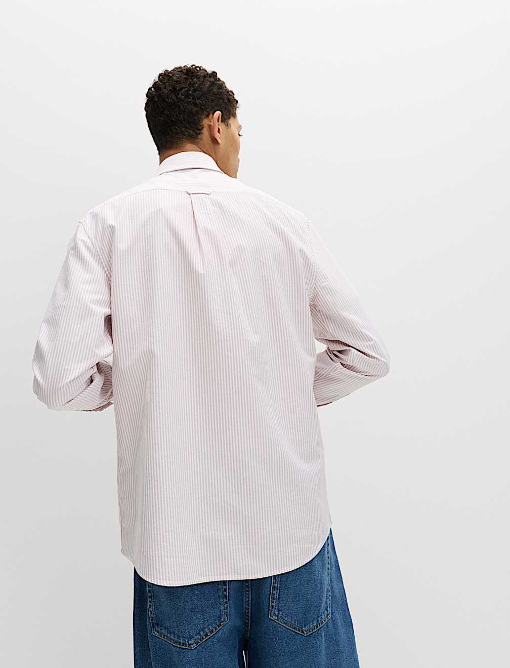 Ultimate Pure Cotton Striped Oxford Shirt