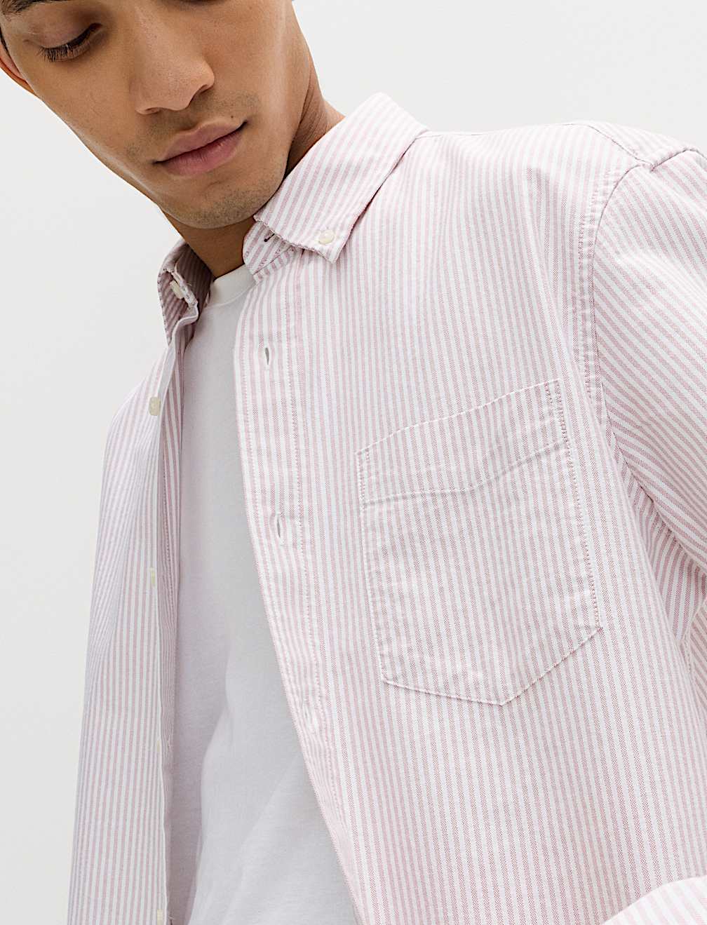 Ultimate Pure Cotton Striped Oxford Shirt
