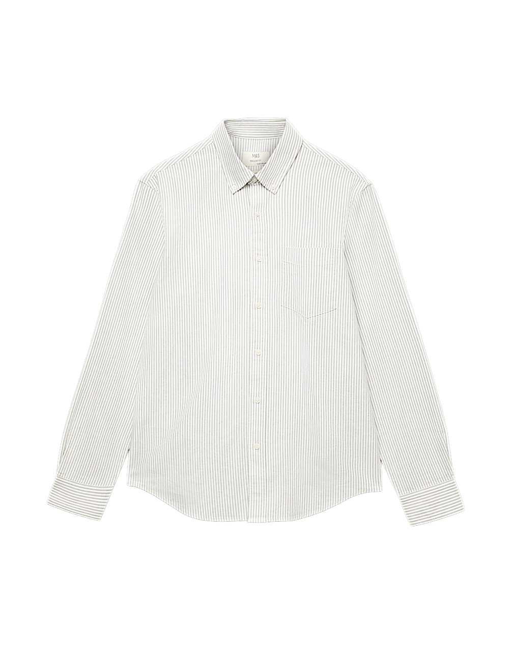 Regular Fit Pure Cotton Striped Shirt