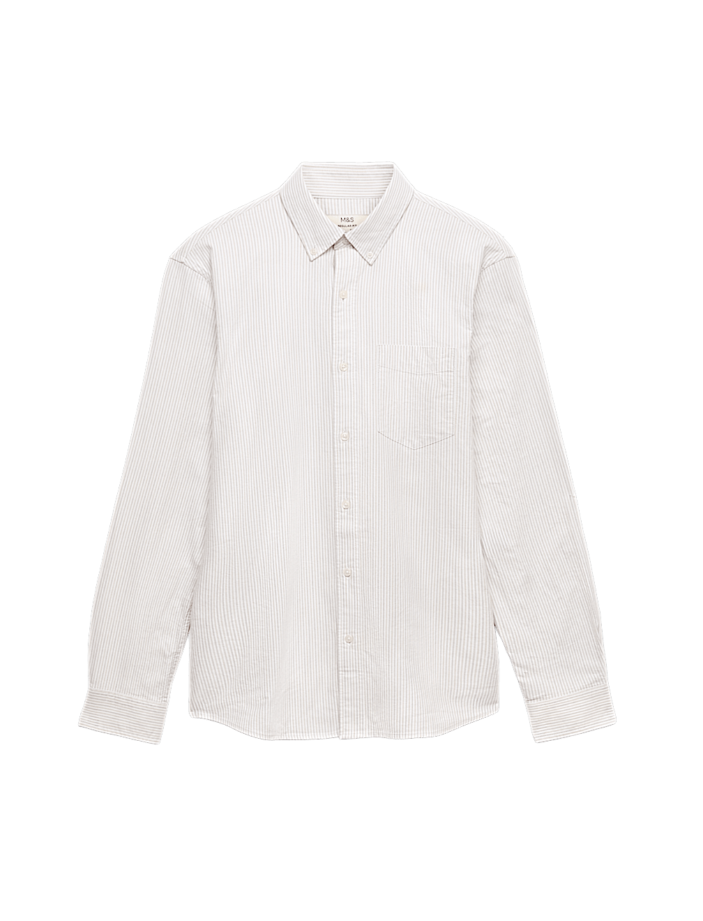Regular Fit Pure Cotton Striped Shirt