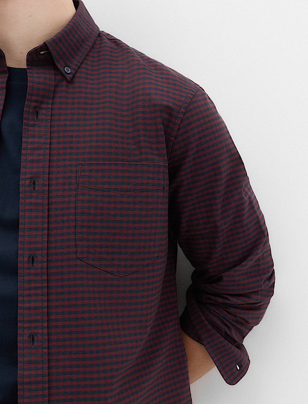 Ultimate Pure Cotton Check Oxford Shirt