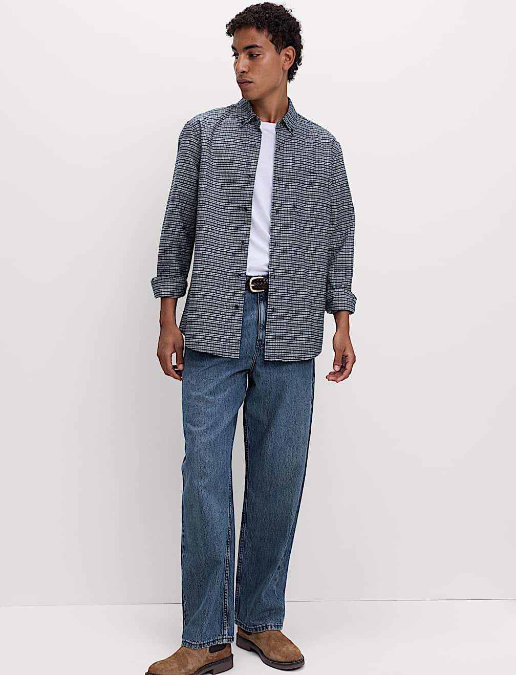 Ultimate Pure Cotton Check Oxford Shirt