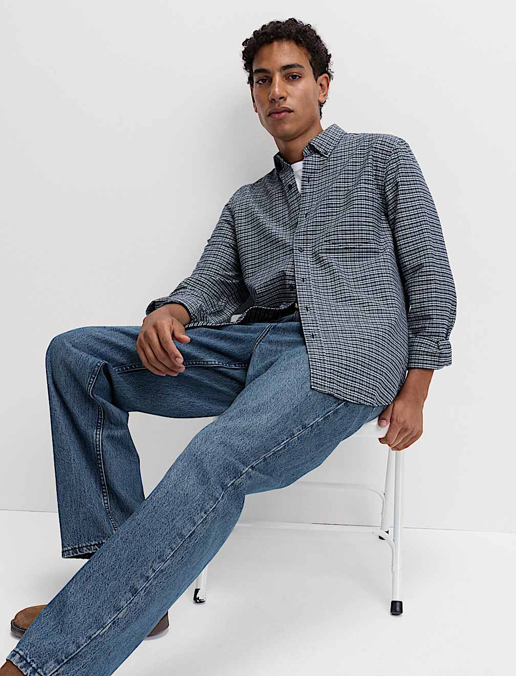 Ultimate Pure Cotton Check Oxford Shirt