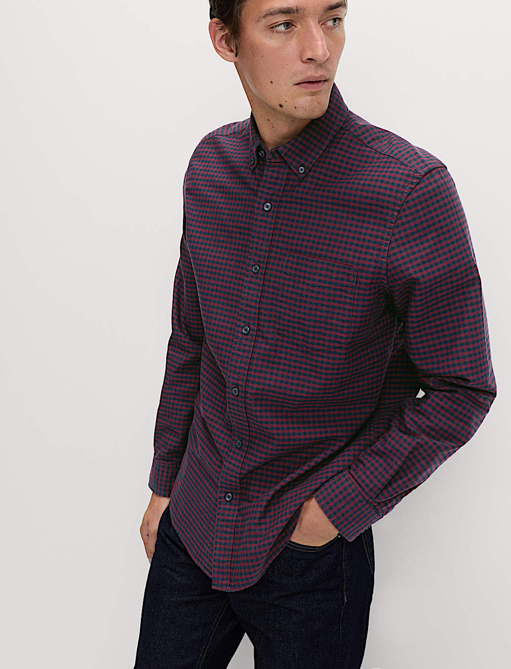 Ultimate Pure Cotton Check Oxford Shirt
