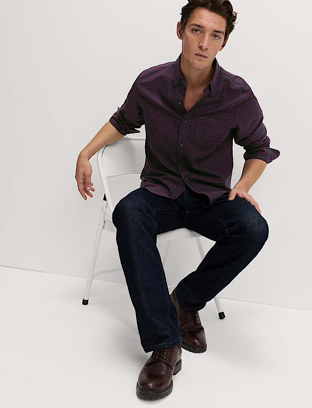 Ultimate Pure Cotton Check Oxford Shirt