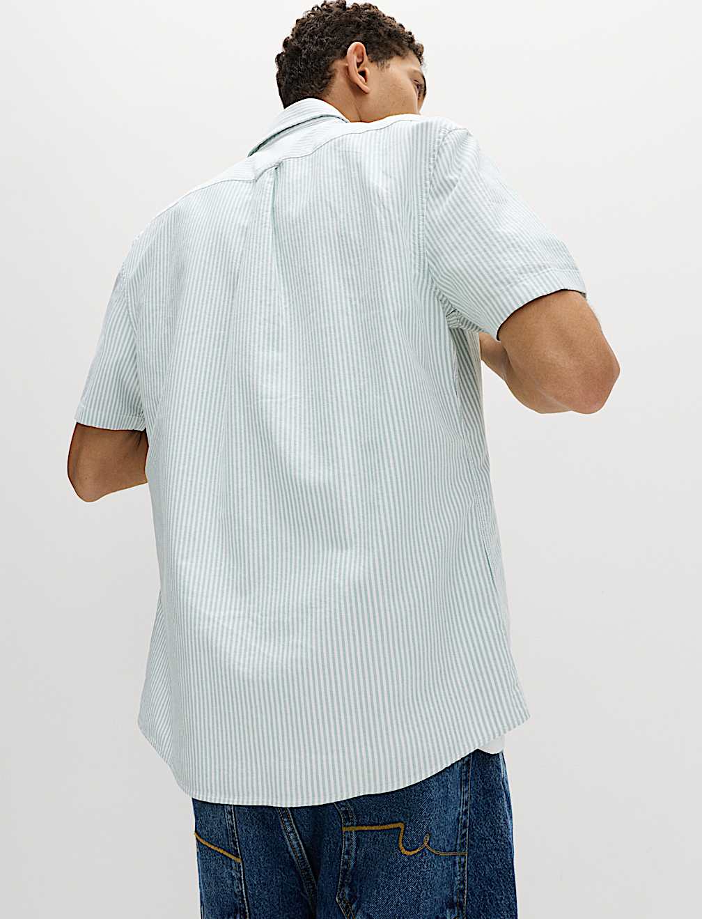 Ultimate Pure Cotton Striped Oxford Shirt