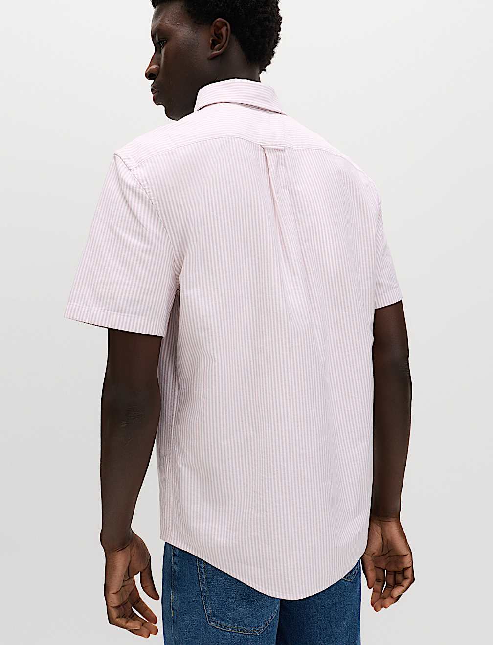 Ultimate Pure Cotton Striped Oxford Shirt