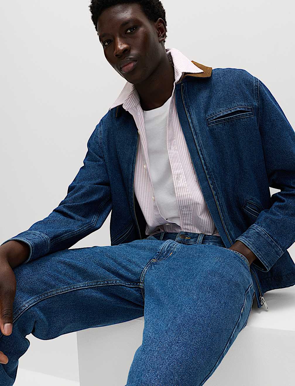 Ultimate Pure Cotton Striped Oxford Shirt