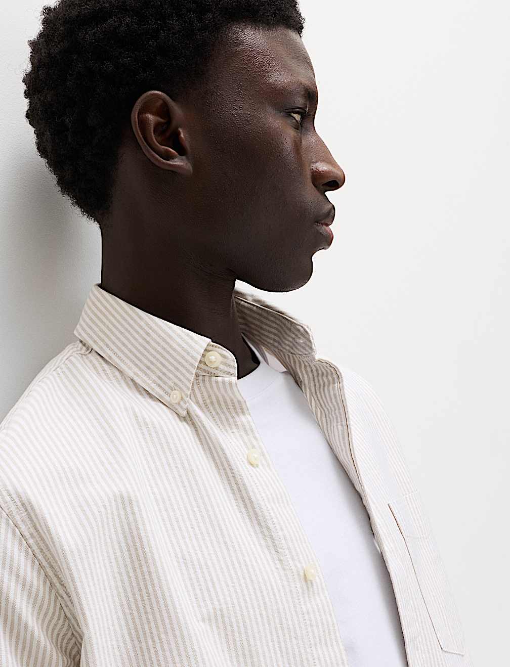 Ultimate Pure Cotton Striped Oxford Shirt