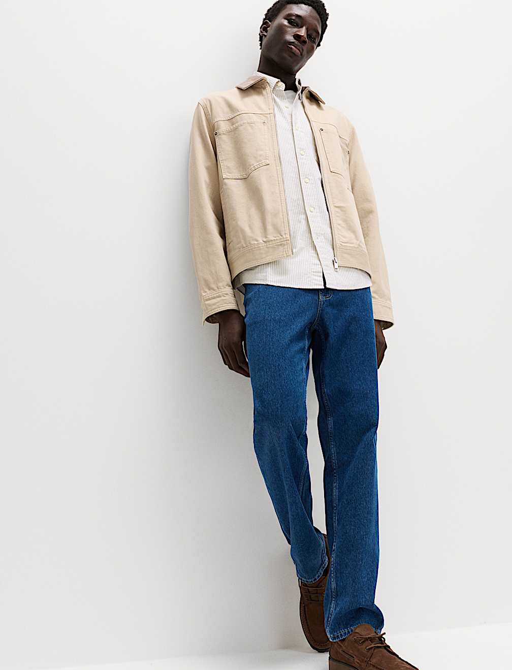 Ultimate Pure Cotton Striped Oxford Shirt