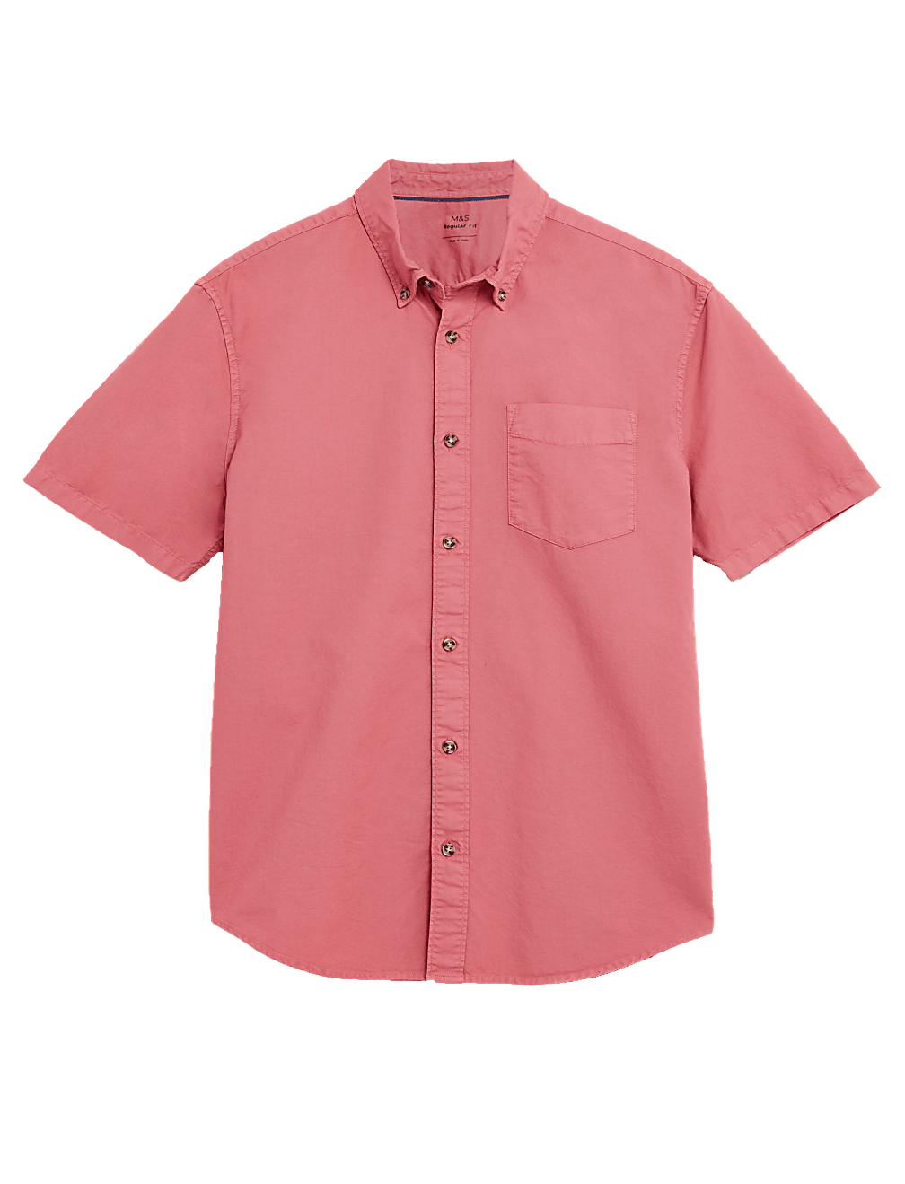 Pure Cotton Garment Dyed Oxford Shirt