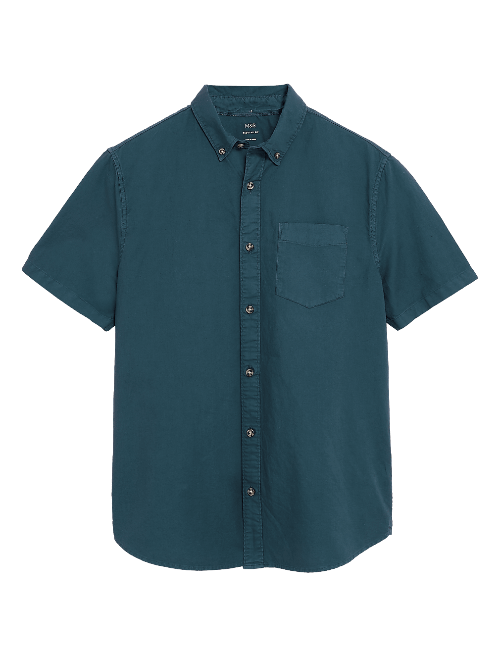 Pure Cotton Garment Dyed Oxford Shirt