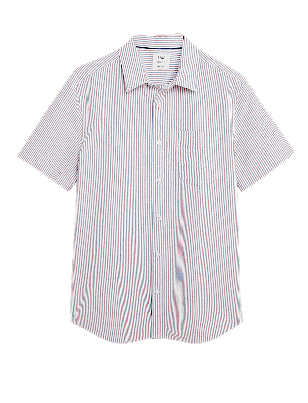Pure Cotton Striped Oxford Shirt