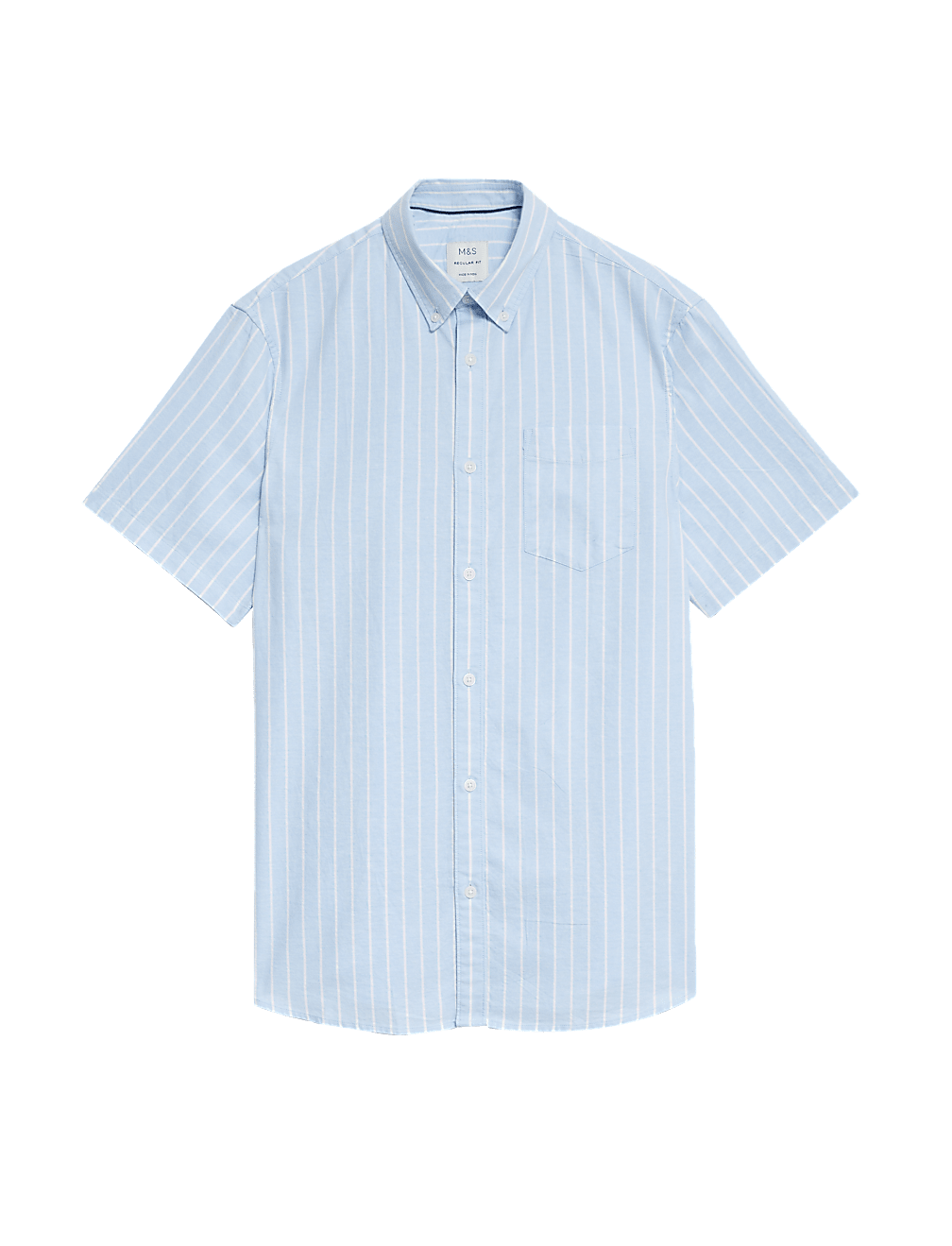 Pure Cotton Striped Oxford Shirt