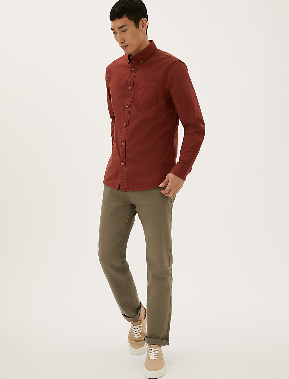 Pure Cotton Oxford Shirt