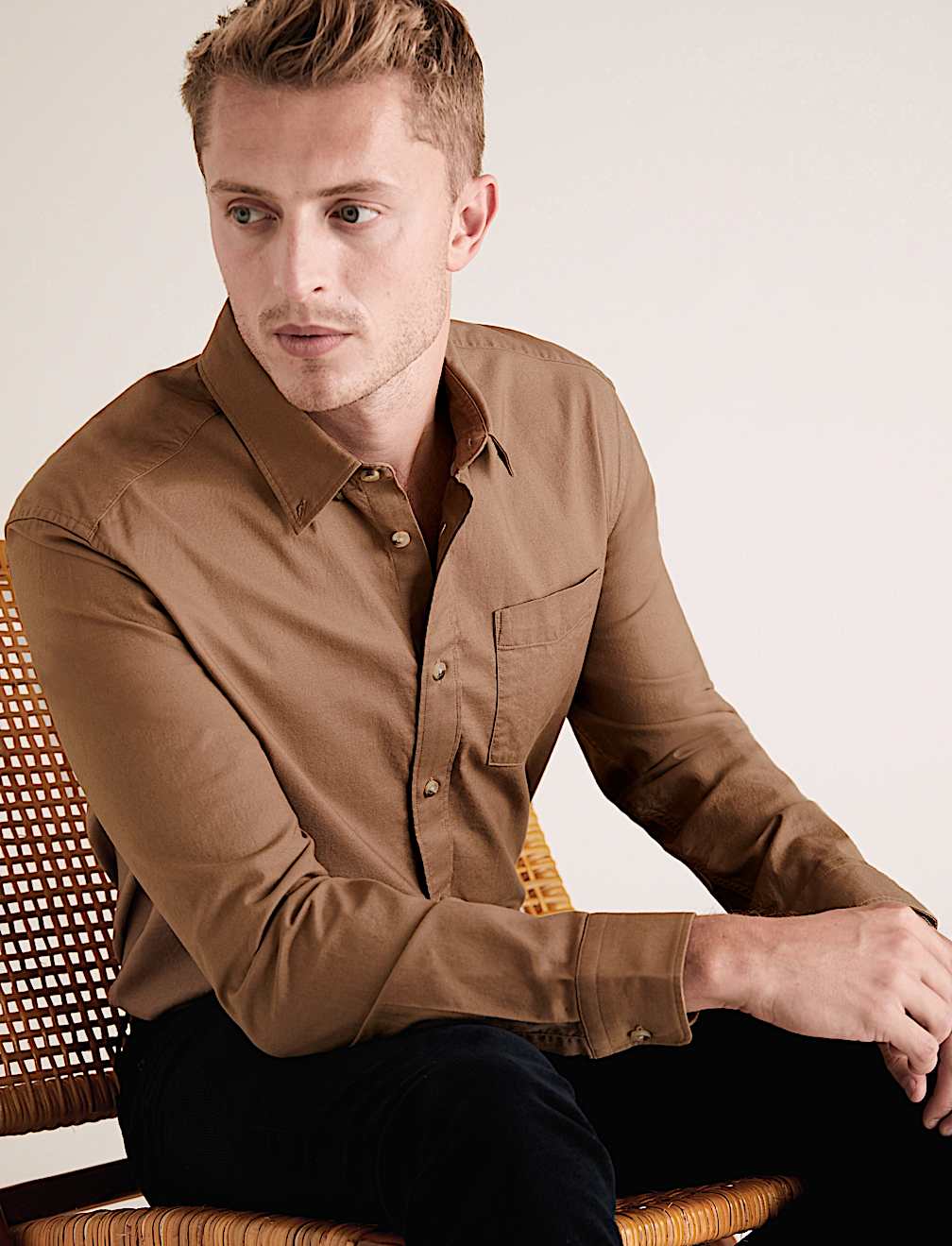 Pure Cotton Oxford Shirt