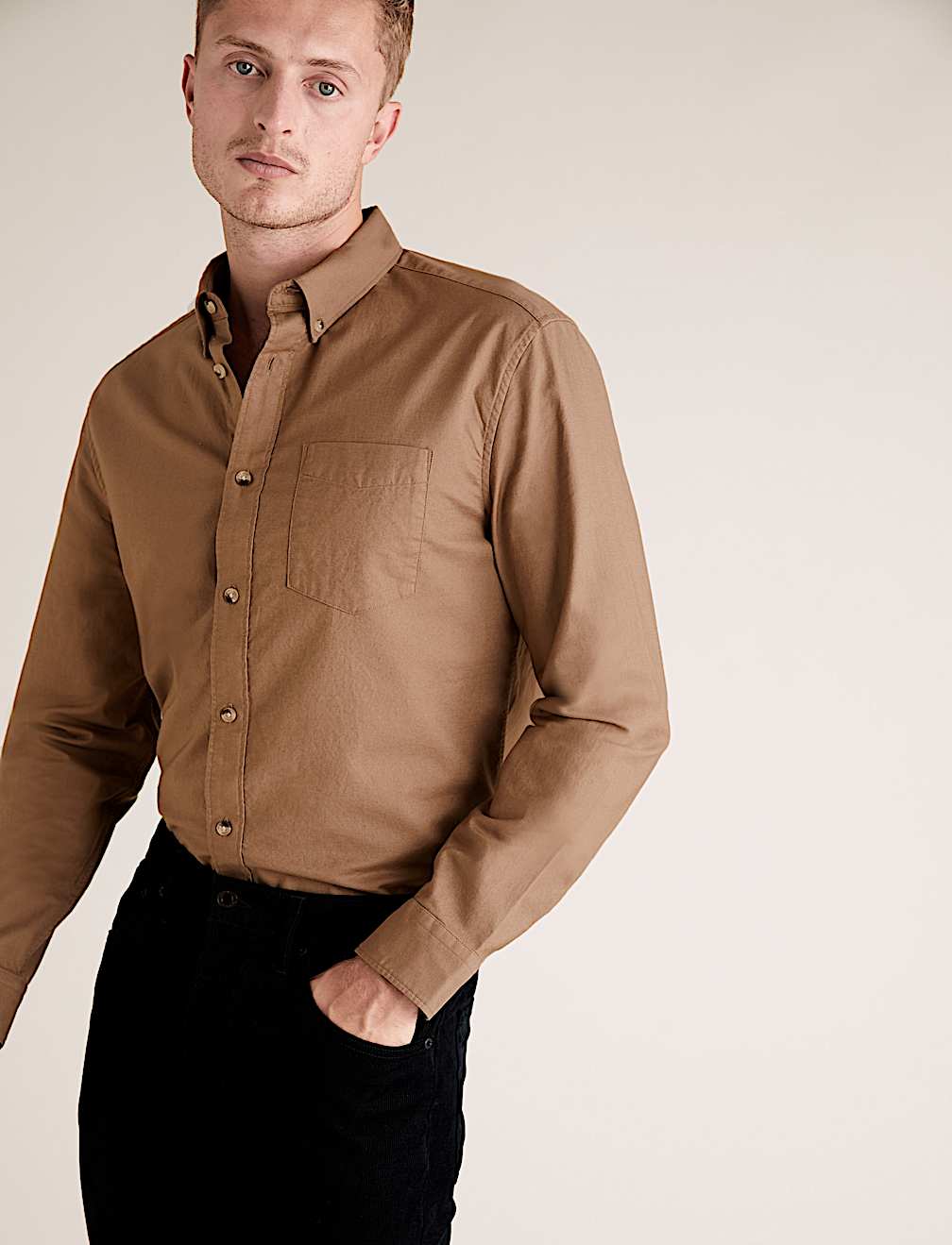 Pure Cotton Oxford Shirt
