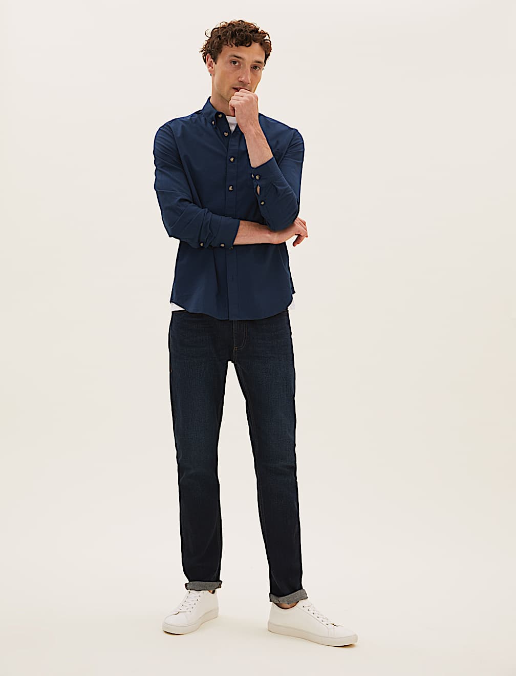 Pure Cotton Oxford Shirt