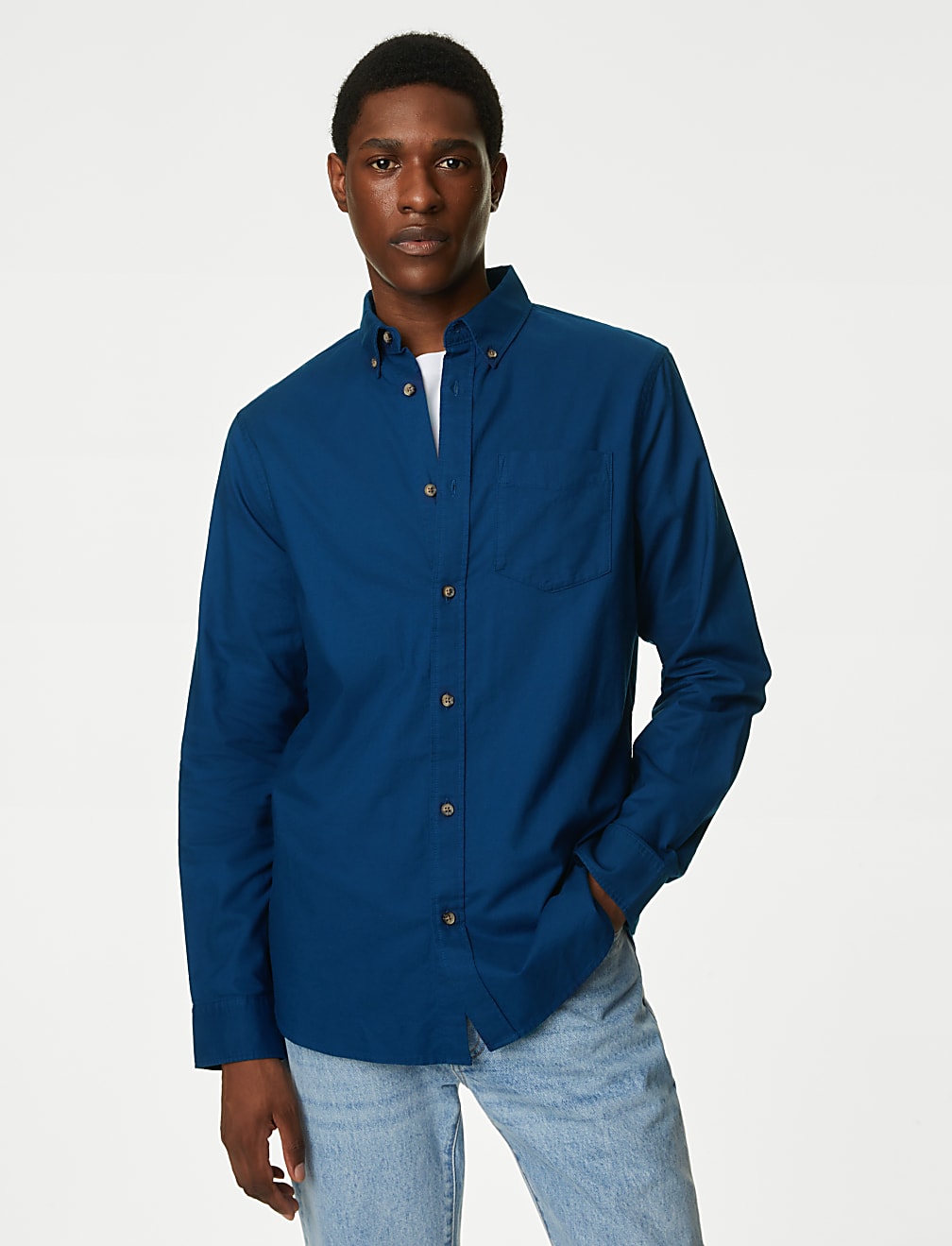 Pure Cotton Oxford Shirt