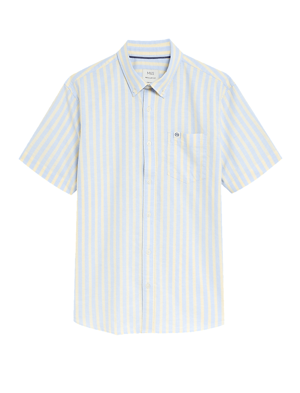 Pure Cotton Striped Oxford Shirt