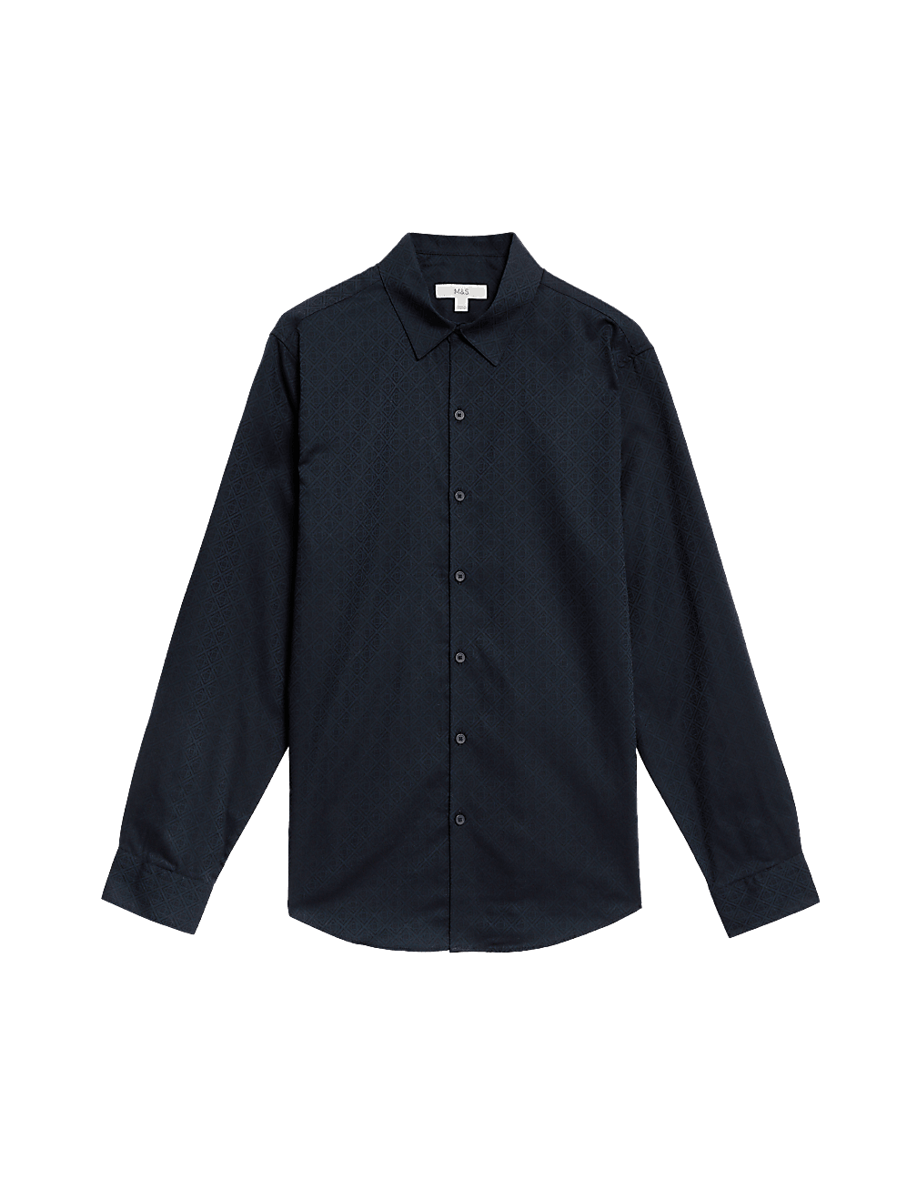 Pure Cotton Diamond Print Shirt