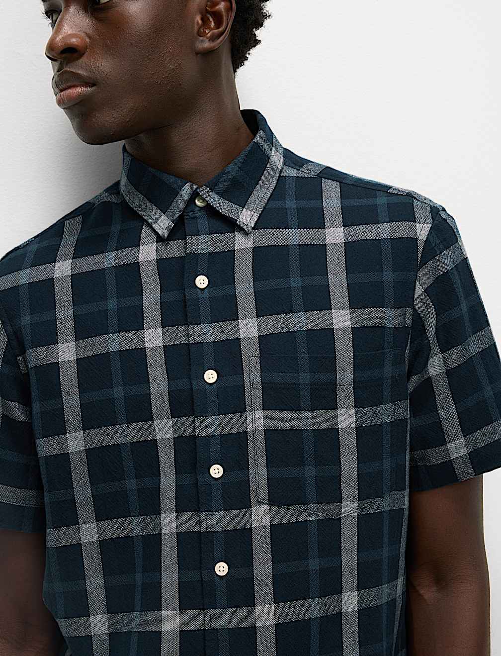 Regular Fit Pure Cotton Check Shirt