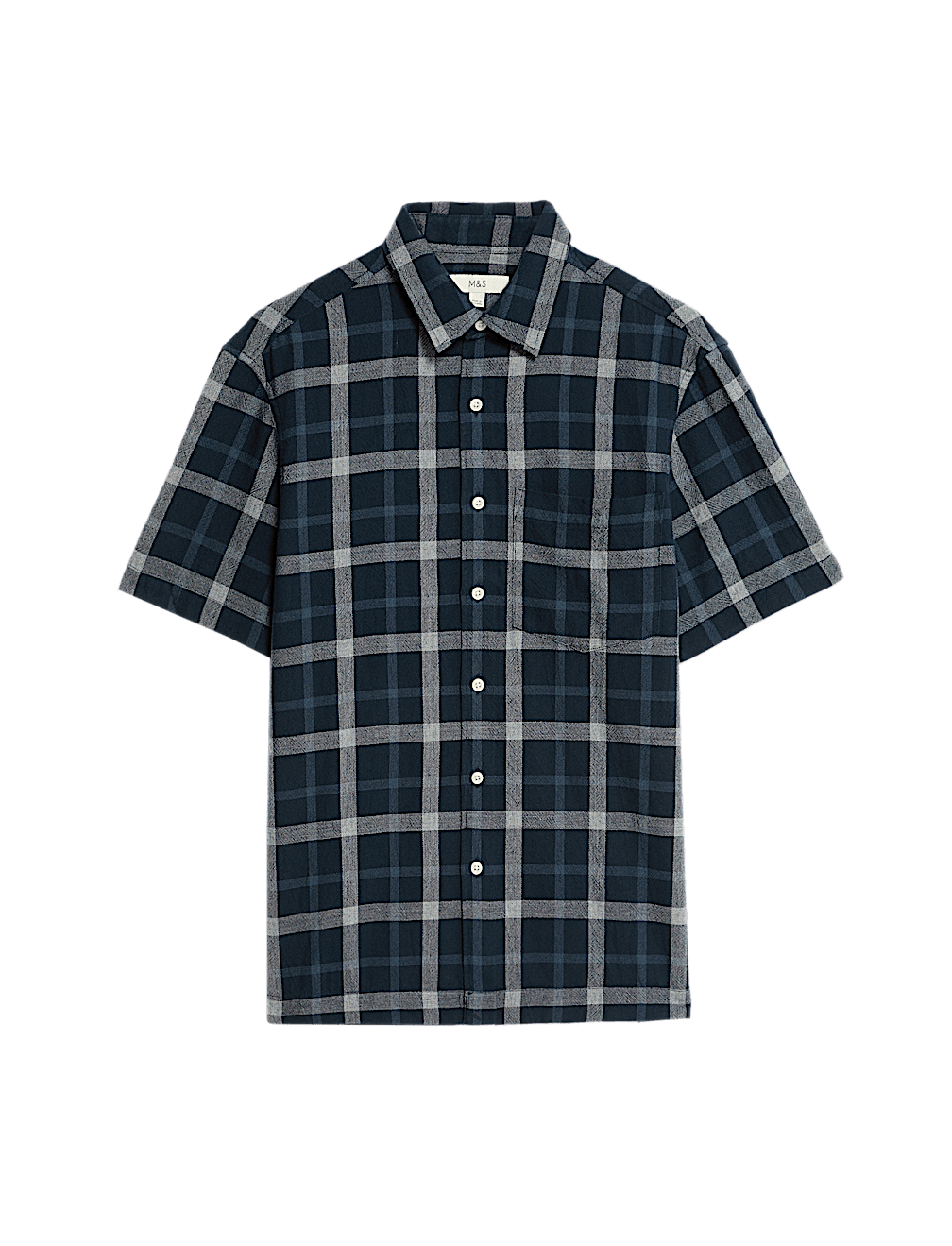 Regular Fit Pure Cotton Check Shirt