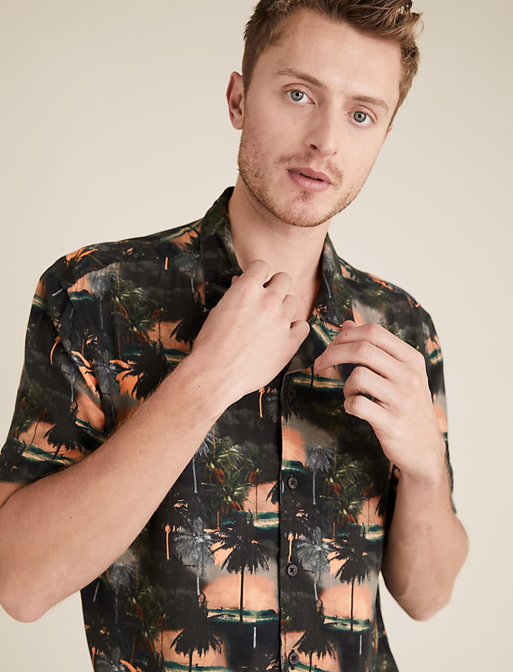Hawaiian Cuban Collar Shirt